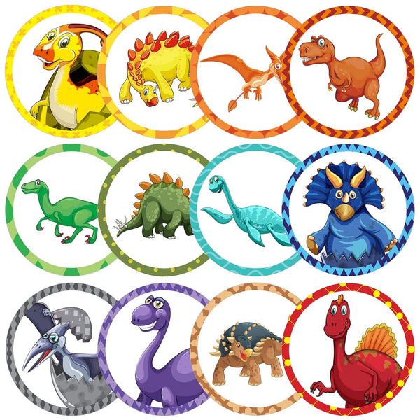 Laumoi 120 Pcs Toilet Targets for Boys Training Flushable Dinosaur Targets Potty Pee
