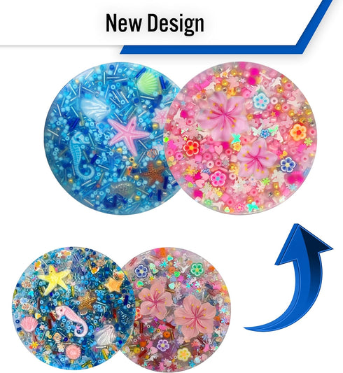 Generic 2 Picky Pad Pcs - Multicolor Fidget Pads, Fidget Toy for Skin Picking, Trichotillomania & Dermatillomania, ADHD