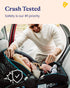 2-in-1 GoldBug Deluxe Duo Head Support + Matching Strap Covers for Baby and Infant Car Seats - Bear