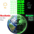 Glow in The Dark Planets, Bright Solar System Wall Stickers, 9 Glowing Ceiling Decals for Kids' Room Decoration