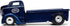 1:24 1947 Jada Toys Just Trucks Ford COE Flatbed Die-cast Car Dark Blue/White with Tire Rack, Toys for Kids and Adults