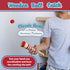 Continuum Games Way Back Toys Wooden Ball Catch, Game of Steady Hands and Skill, Novelty Family Fun Game for Ages 5 and up