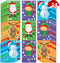 Christmas Stickers for Kids | 24 Sheets Make Your Own Santa Snowman Face Sticker Crafts for Xmas Activities