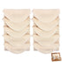 10-Pack Organic Cotton Baby Washcloths | Ultra-Soft Newborn Face Bath Towel -