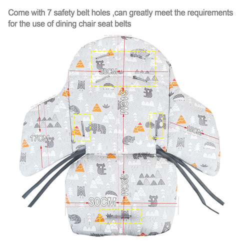 ZARPMA Highchair Cushion Insert Baby High Chair Cover Pad Chair Seat Cushion Liner Mat Padding Wooden Highchair