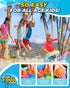 SOPPYCID Reusable Magnetic Water Balloons, Quick Fill Self Sealing Water Bombs for Kids Adult Water Polo Fight Games