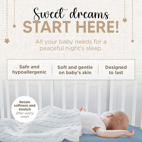 100% 30x16 (2 Pack) Bassinet Fitted Sheets - Compatible with SNOO Happiest Baby Oval Bassinet | Organic Muslin Cotton