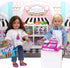 14 Set 18'' Sophia's Piece Grocery Basket, Produce and Food for Dolls, Multicolor