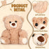 8 10 Inch Jenaai Pcs Bear Stuffed Animals Bulk Cute Baby Shower Small Plush Bears Party Favors for Baby Shower Wedding