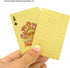 EAY Gold Deck of Cards - Waterproof Playing Cards, Poker Cards, Washable & Flexible for Party & Game