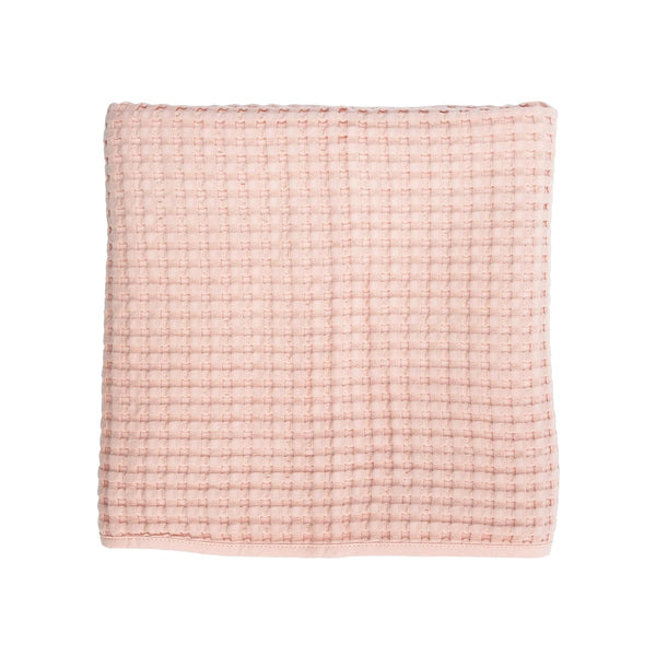 lulujo Soft Cotton Baby Blanket, Waffle Weave