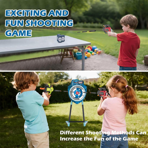 2 Pack Set 20 3-12, VROGTIK Kids LED Archery with Standing Target, Suction Cup Arrows Bow and Arrow for Kids Indoor