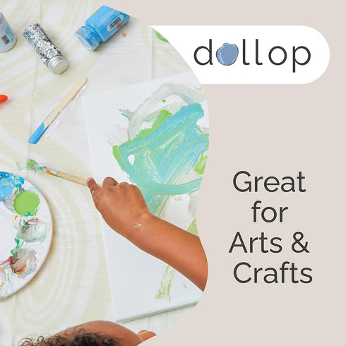 (30-Pack) 47 Dollop Premium Disposable Splat Mats Extra Large Water-Resistant High Chair Floor Protector Biodegradable