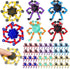 36PCS 8-12,Fingertip Transformable Fidget Spinners,Fidget Party Favors,Sensory Bulk Robot Fidget Stress Relief Toys