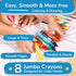 1+,2,3,4 TOYVENTIVE Toddler Coloring Books & Crayons, Toys & Birthday Gifts for Years Old Girls, Toddlers