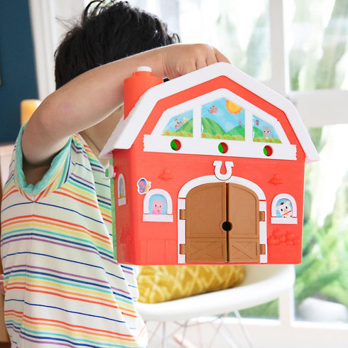 Educational Insights Design & Drill Bolt Buddies Farm Take Apart Toy with Electric Drill for Preschool STEM Learning