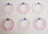 6 Baby Girl Nursery Clothing Size Closet Dividers, Pink Elephant (1.25 Inch Rod)