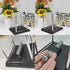 Newton's Cradle Balance Balls with Black Base, Fun Physics Learning Accessories and Stress Relief Desk Toy