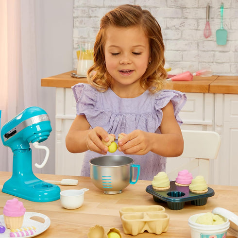 18 Set, 3+ Little Tikes Creative Chefs Bakers Kit with Make-It Mix Play Sand, Accessories, Realistic Pretend Play Boys
