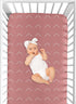 Sweet Jojo Designs Mauve Pink Boho Arrow Girl Baby Fitted Crib Sheet Infant Newborn Nursery Toddler Bed Room Standard