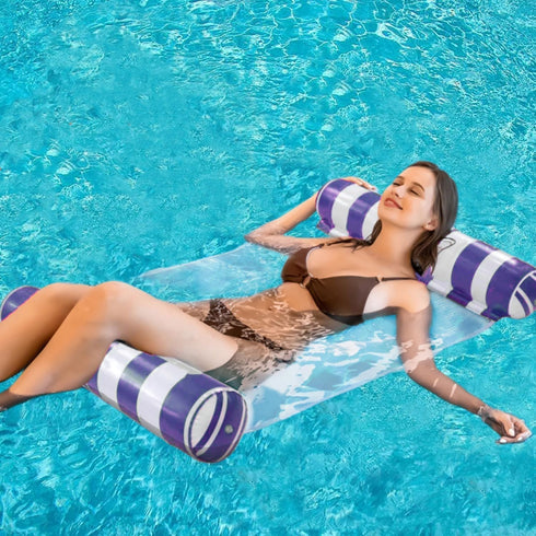 AIWAN LEZHI 2-Pack Swimming Hammock, Hammock Hammock Hammock, Hammock Pool Float Multi-Purpose Inflatable Pool (Saddle