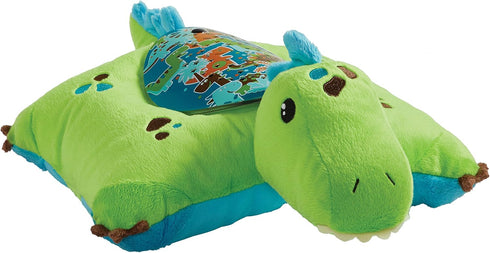 Pillow Pets Sleeptime Lites Green Dinosaur | Stuffed Animal Plush Night Light