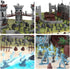 Yoyoom Set, playset Set Army Men Action Figures Toy Soldiers Medieval Castle Small Soldiers Military Toy, Plastic Army