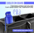 Cozee & Co. GT2 Double Stroller Organizer for Bob Duallie and Baby Jogger City Mini - Double Parent Stroller Caddy