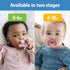 Symmetrical 0-6m, 3-Pack Dr. Brown's Advantage One-Piece Silicone Baby Pacifier, Fully Soother, Ecru/Light Pink/Pink