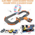 2-in-1 Sets 2 Counter 8-12 Slot Car Race Track - Electric Race Car Track with High-Speed Racing Cars, Dual Racing Game