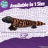 20" Gila Monster Stuffed Animal: Giant Black Dinosaur Plush Creature, Prehistoric Reptile Toy for Kids