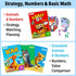 Pack, 6 Upgraded Kids Card Games Decks, Go Fish, Old Maid, Crazy Eights, Memory Match, Slap Jack, War, Playing Cards