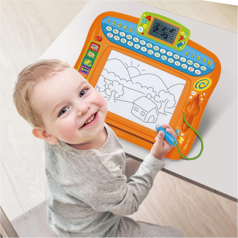 6 24 winfun Write 'n Draw Learning Board Interactive Educational Toy for Toddlers, LCD Screen, Learning Modes, Numbers