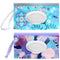 Baby Wipes Dispenser, 2 Pcs Travel Holder, Refillable Wet Wipe Pouch, Reusable Container, Portable Dispenser, Blue