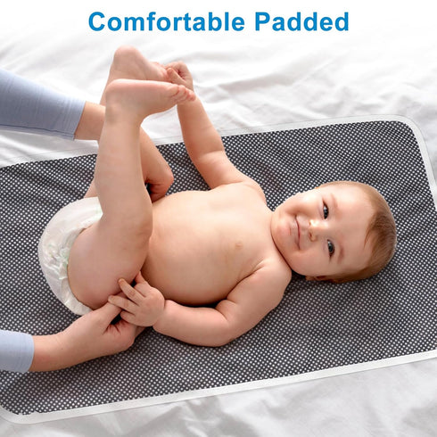 Accmor Portable Diaper Changing Pad, Waterproof Foldable Baby Changing Mat for Travel, Baby Essentials Shower Registry