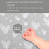 2 Pack, 100% Bassinet Sheets Compatible with Baby Delight Beside Me Dreamer Bassinet, Jersey Knit Cotton Fitted Sheets