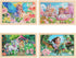 MAX JHQIQU 4 Sets Set 24 3-5, 4-6, 3 4 5 6 of Wooden Puzzles, Each has Pieces, Including Castle Unicorn Princess