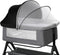 WANRU Bassinet Mosquito Net Cover - Half-Blackout Mosquito Net for Baby Crib &