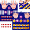 2 Handmade Felt Finger Toy Set, Felt Math Toys for Kindergarten Learning, Counting Finger Boards Addition Subtraction