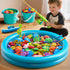 Xelabrion 60 3 4 5 Pcs Magnetic Fishing Pool Toys Game for Kids Toddlers, Fishing Water Table Bathtub Toy