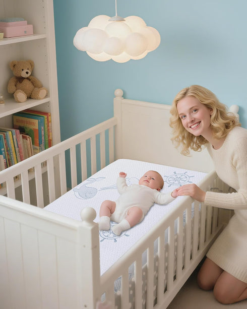 Pack 38"x26" Pack and Play Mattress, Memory Foam Dual-Sided N Play Mattress, Mini Travel Crib Mattresses for Playpen