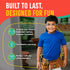 SparkJump Kids Brown Tool Belt, Adjustable Tool Belt for Toddlers and Kids, Dress-Up Construction Costume for DIY