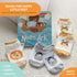 Tickle & Main Noah’s Ark 4-Piece Gift Set for Infants 0-12 Months, Includes Storybook and 3 Pairs of Animal Socks