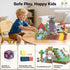 100PCS 3+ Magnetic Blocks - Magnet Tiles Toys for Kids, Magnetic Building Blocks Cubes, Stacking Magnets Toys for Kids