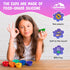 Counting 3 4 5 Toddler Wooden Learning Montessori Toys Preschool educational board bead game Baby Rainbow Stacking