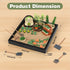 56 Dreamon Zen Sand Garden for Desk - Vegetable Gardening Themed Sand Tray Therapy Kit with Accessories & Encouragement