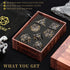 3D Beholder Metal DND Dice Set, Antique Polyhedral D&D Dice for Dungeons and Dragons, Halloween Gift (Black-Eye)