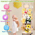 54 inch Stuffed Animal Storage & Organizer, Tall Wooden Cute Zoo Toy Holder with Building Block Storage Bag, Space Save