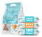 COOSHKINS De-Chlorinated Pure Water Baby Wipes | Gentle Unscented Wipes for Sensitive Skin