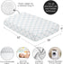 Sweet Jojo Designs Fitted Baby Crib Sheets (Blue Bows) for Girls, Infant Nursery, Toddler Room - Standard Size (Tiffany